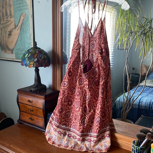 Arnhem Vintage Crochet Detail Mini Dress - Picture 2 of 5